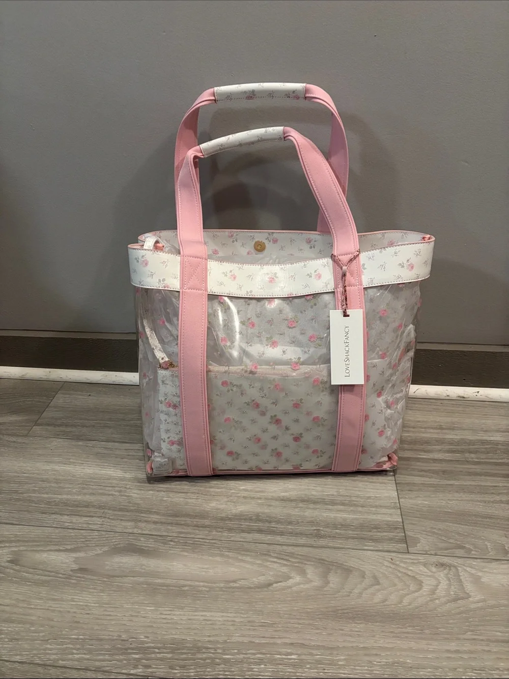 LoveShackFancy Marjorie ditsy floral beach tote